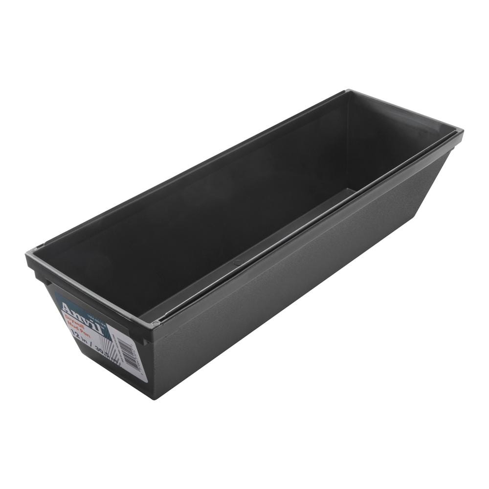 Anvil 12 in. Plastic Mud Pan with Steel Edges