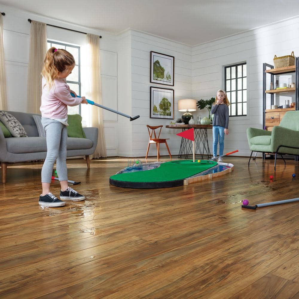 Pergo Outlast+ Applewood 12 mm T x 5.2 in. W Waterproof Laminate Wood Flooring (13.74 sqft/case)