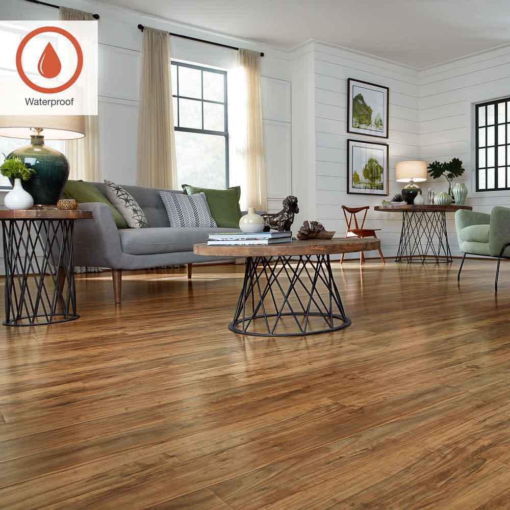 Pergo Outlast+ Applewood 12 mm T x 5.2 in. W Waterproof Laminate Wood Flooring (13.74 sqft/case)