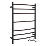 ANZZI Gown 7-Bar Oil Rubbed Bronze Plug-In Wall Mounted Towel Warmer, 23.6 x 31.5 in