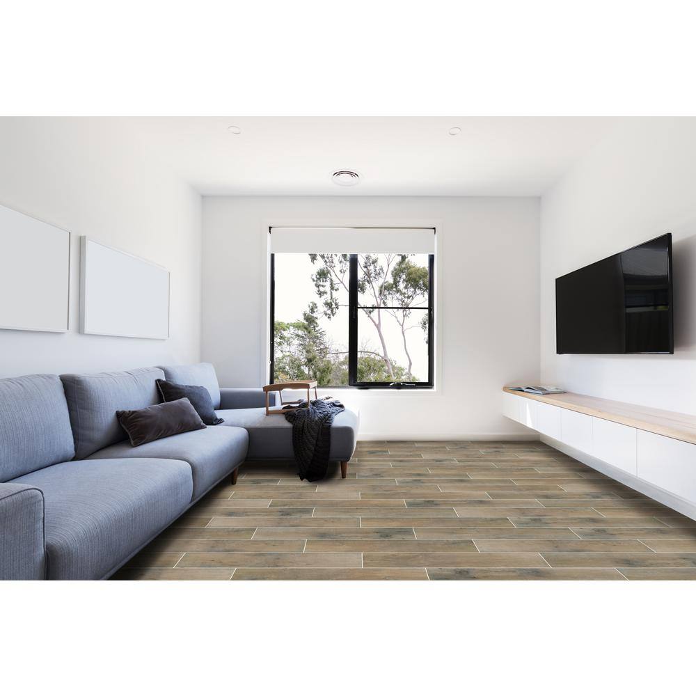 MSI Ardennes Cafe 6 in. x 36 in. Matte Porcelain Floor and Wall Tile (13.5 sq. ft. / Case)