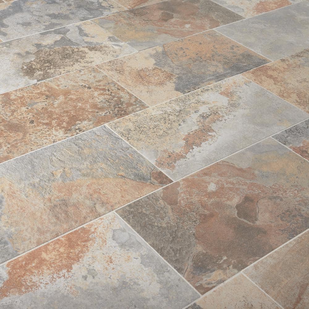 Marazzi VitaElegante Ardesia 12 in. x 24 in. Porcelain Floor and Wall Tile (15.6 sq. ft. / case)