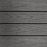 NewTechWood UltraShield Naturale 1 ft. x 1 ft. Quick Deck Outdoor Composite Deck Tile Sample in Argentinian Silver Gray