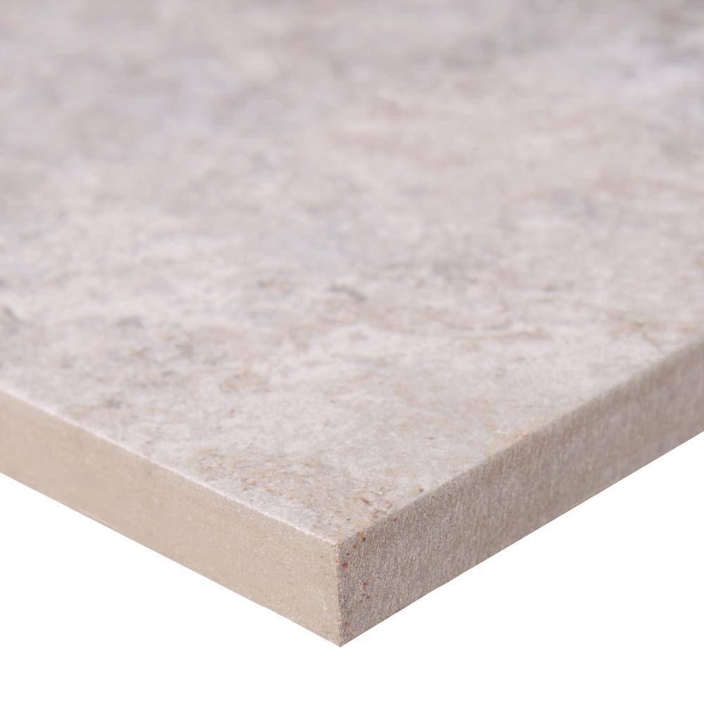 MSI Argento Travertino 2 cm. x 24 in. x 24 in. Matte Porcelain Stone Look Paver Tile (2 Pieces/8 sq. ft. / case)