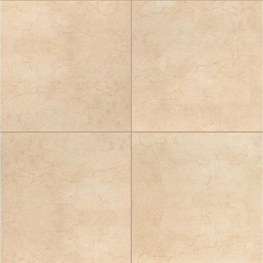 MSI Aria Cremita 24 in. x 24 in. Polished Porcelain Stone Look Floor and Wall Tile (640 sq. ft./Pallet)