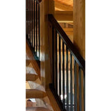 Aria Railing 36 in. x 91.31 in. Black Powder Coated Aluminum Preassembled Deck Stair Railing Kit