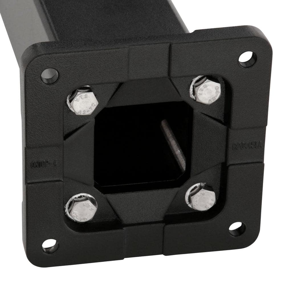 Aria Railing 3 in. x 3 in. x 36 in. Black Powder Coated Aluminum Deck Post Kit