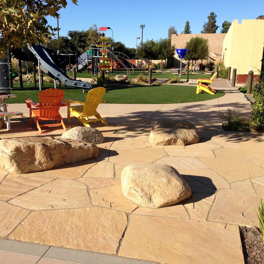 Southwest Boulder & Stone 16 in. x 12 in. x 2 in. 120 sq. ft. Arizona Buff Natural Flagstone for Landscape, Gardens and Pathways
