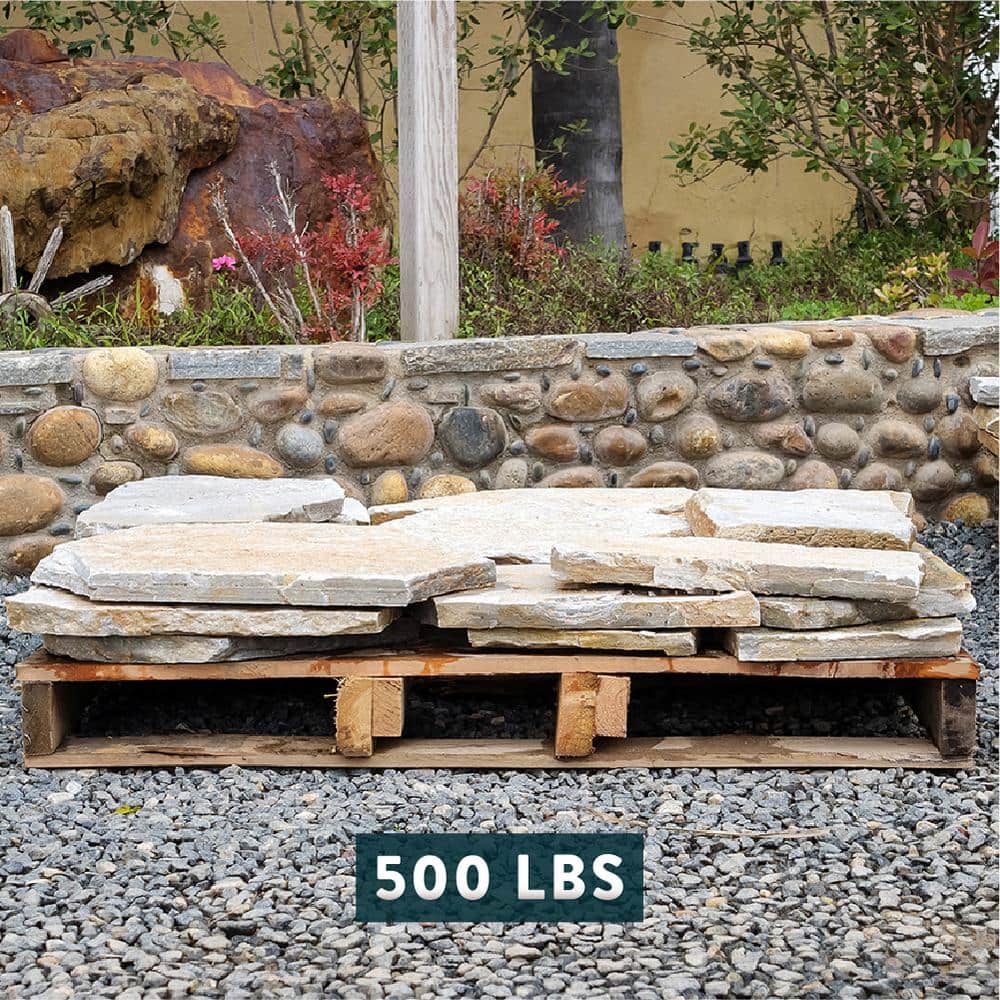 Southwest Boulder & Stone 12 in. x 12 in. x 2 in. 30 sq. ft. Arizona Chocolate Natural Flagstone for Landscape Gardens and Pathways