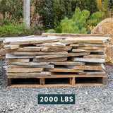 Southwest Boulder & Stone 14 in. x 12 in. x 2 in. 60 sq. ft. Arizona Chocolate Natural Flagstone for Landscape, Gardens and Pathways