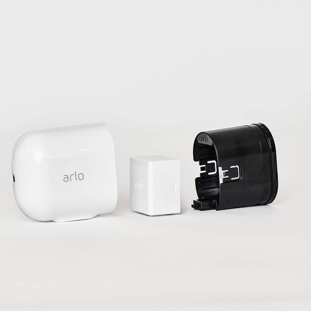 Arlo Rechargeable Camera Battery - Works with Arlo Pro 5S 2K, Pro 4, Pro 3, Ultra 2, and Ultra Cameras, White