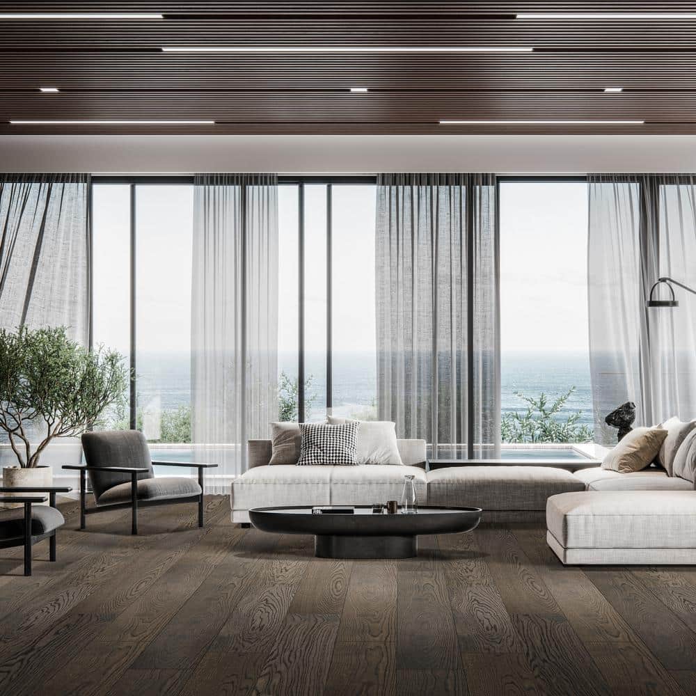 MSI Artesia Lane White Oak XL 1/2 in. T x 7.48 in. W Tongue and Groove Engineered Hardwood Flooring (1398.96 sq. ft./pallet)