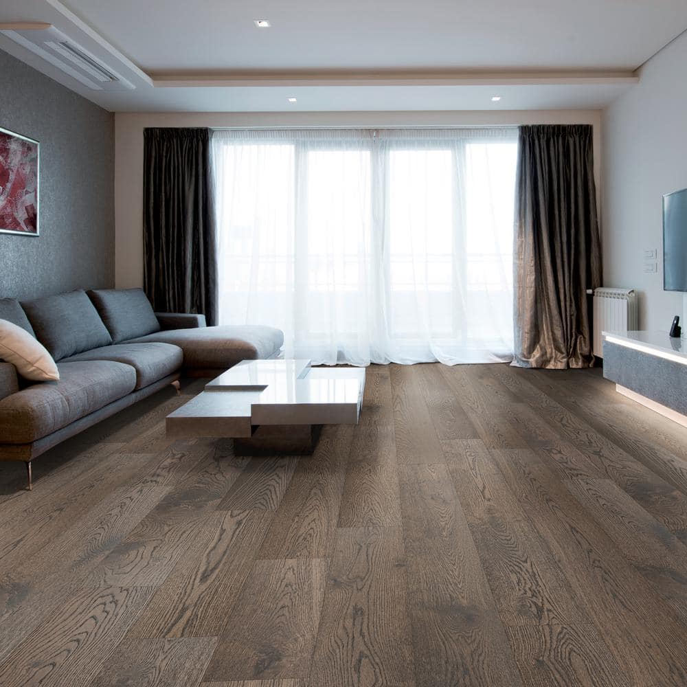 MSI Artesia Lane White Oak XXL 5/8 in. T x 9.45 in. W Tongue and Groove Engineered Hardwood Flooring(1363.92 sq. ft./pallet)