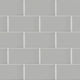 Daltile Restore 3 in. x 6 in. Glazed Ceramic Ash Gray Subway Wall Tile (12.5 sq. ft. per Case)