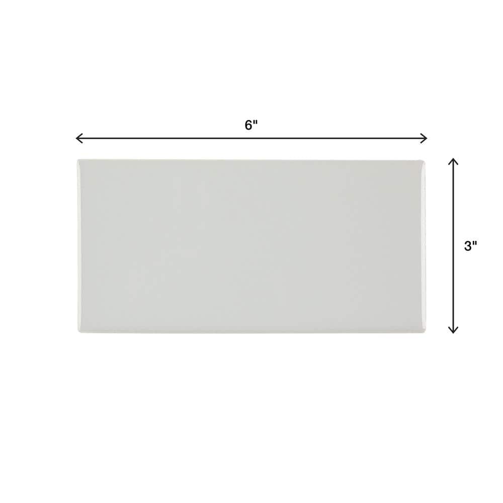 Daltile Restore 3 in. x 6 in. Glazed Ceramic Ash Gray Subway Wall Tile (12.5 sq. ft. per Case)