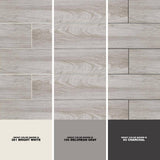 Daltile Regent Grove 6 in. x 36 in. Ash Gray Glazed Porcelain Floor and Wall Tile (14.5 sq. ft./Case)