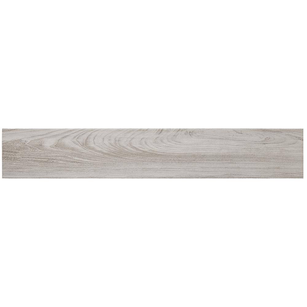 Daltile Regent Grove 6 in. x 36 in. Ash Gray Glazed Porcelain Floor and Wall Tile (14.5 sq. ft./Case)