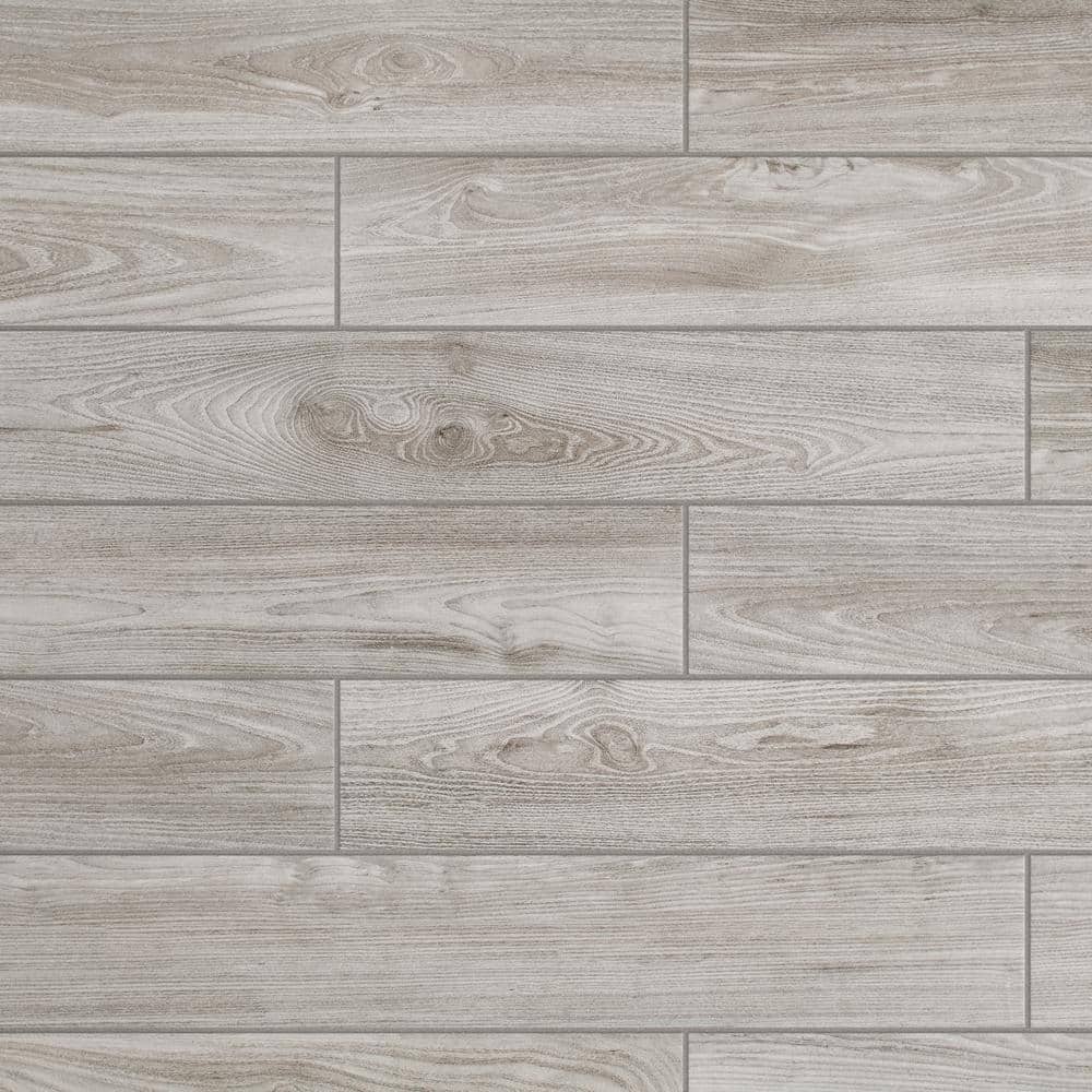 Regent Grove Ash Gray 6 in. x 36 in. Glazed Porcelain Floor and Wall Tile (348 sq. ft./Pallet)