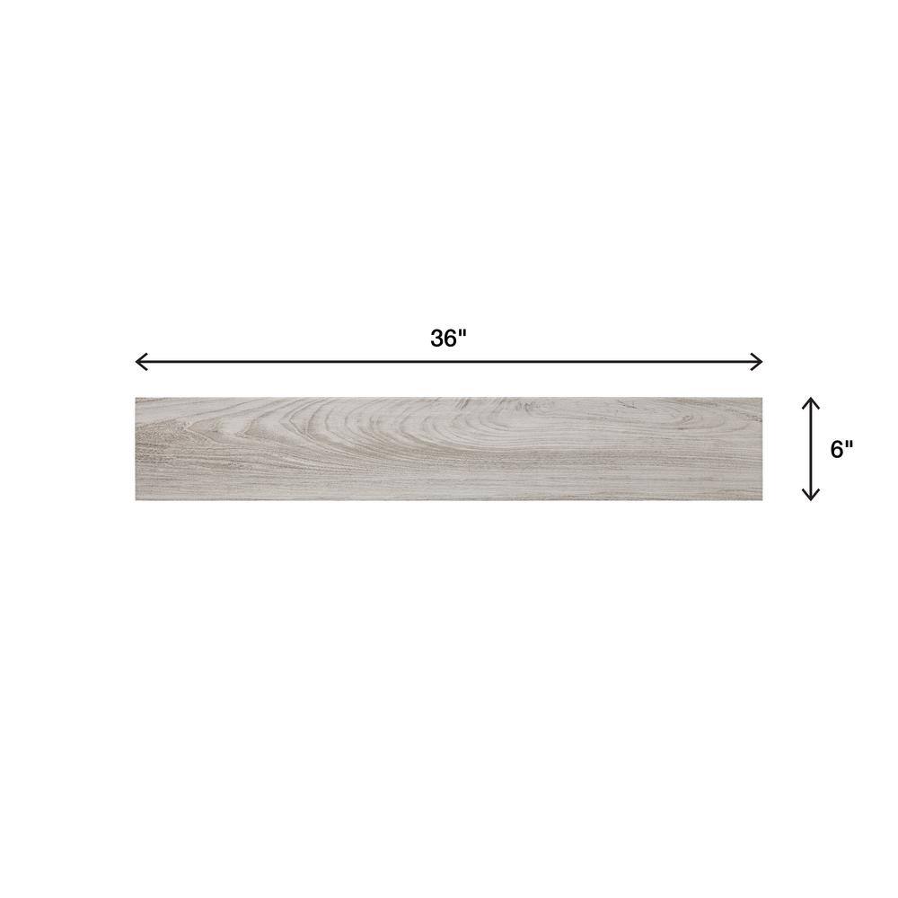 Regent Grove Ash Gray 6 in. x 36 in. Glazed Porcelain Floor and Wall Tile (348 sq. ft./Pallet)
