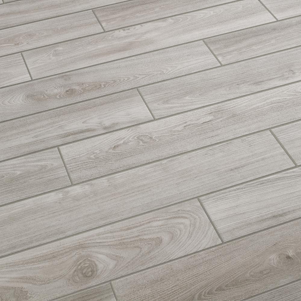 Regent Grove Ash Gray 6 in. x 36 in. Glazed Porcelain Floor and Wall Tile (348 sq. ft./Pallet)