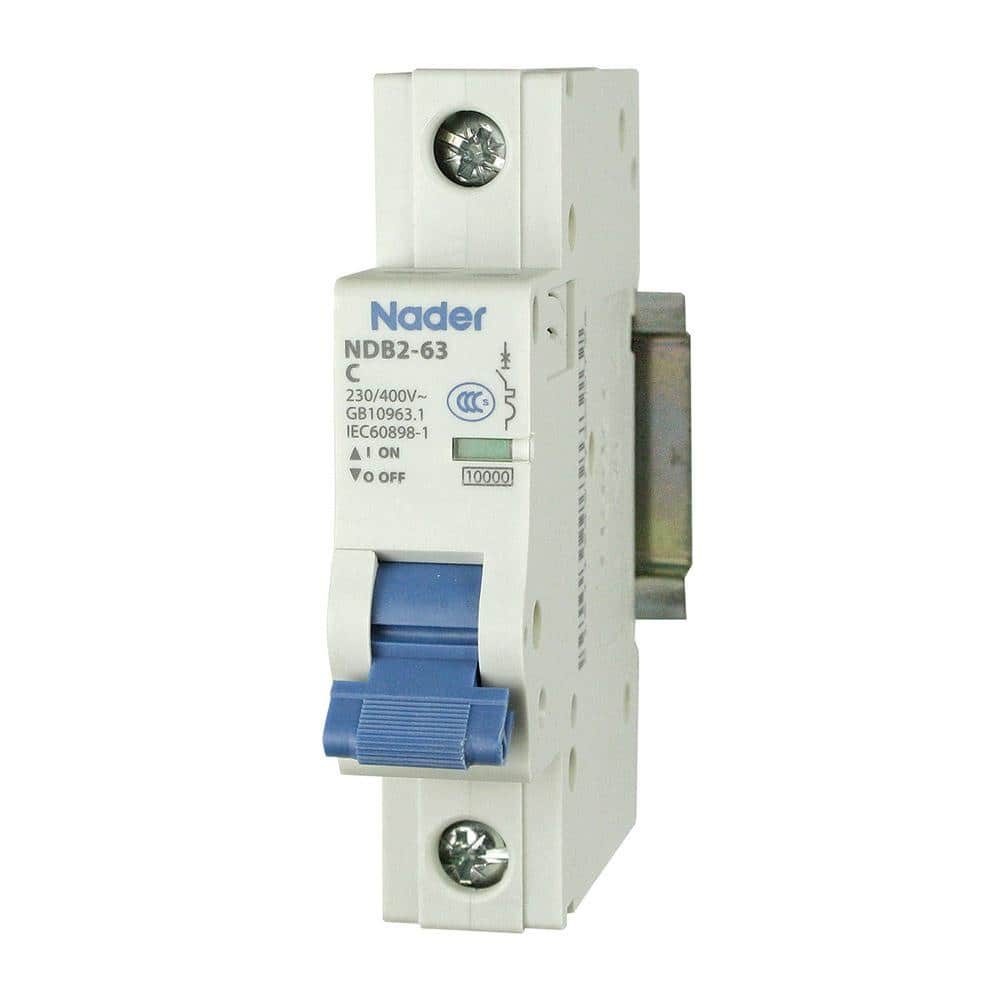 ASI 10 Amp 240Vac/60Vdc 1-Pole Miniature Circuit Breaker DIN Rail Mount