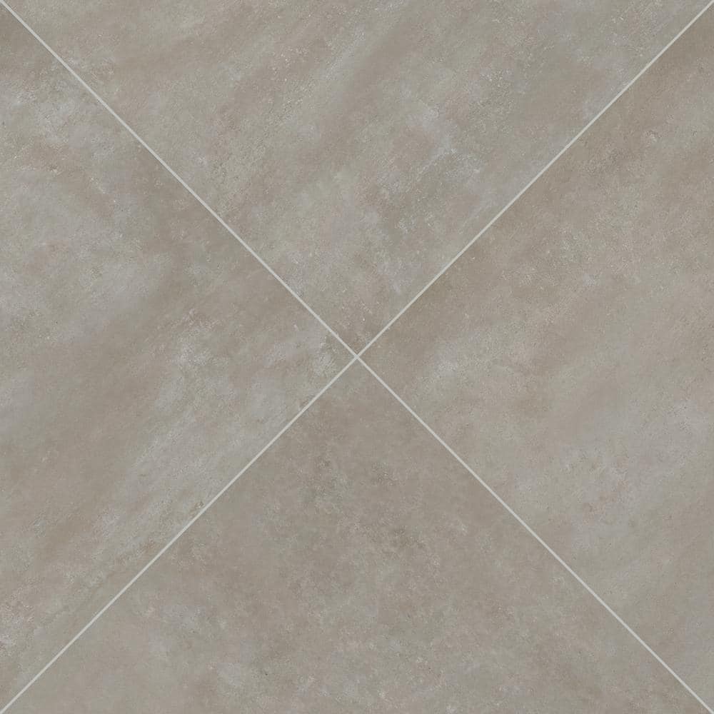 Astorino Platinum 24 in. x 24 in. Matte Porcelain Stone Look Floor and Wall Tile (16 sq. ft./Case)