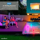 atomi smart Smart Wi-Fi Portable LED Orb 7 in. Multi-Color Lamp with Smart Wi-Fi Control (3-Pack)