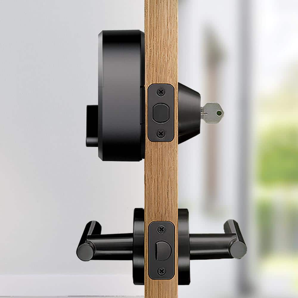 August Bluetooth Smart Lock Dark Gray (Retrofits Over Existing Deadbolt)