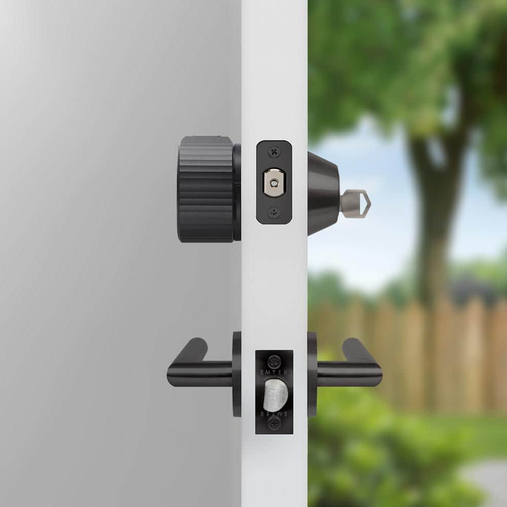 August WiFi Smart Lock Matte Black (Retrofits Over Existing Deadbolt)
