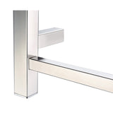 ANZZI Charles Series 6-Bar Stainless Steel Wall Mounted Electric Towel Warmer Rack, Brushed Nickel, 20.47" W x 26.77" H x 4.33" D