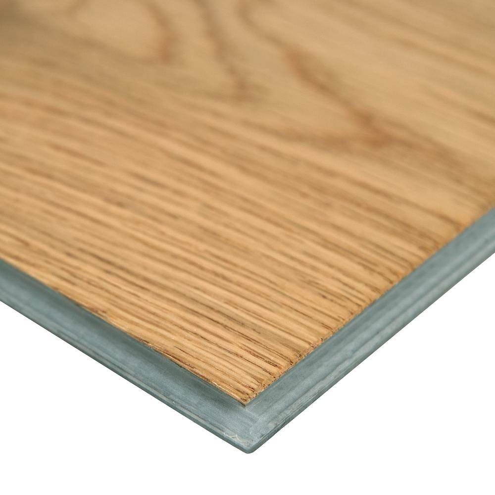 A&A Surfaces Woodridge Aurora Gold Oak .28 in. x 6.5 in. Waterproof Wire Brushed Engineered Hardwood Flooring (1040.16 sq.ft./pallet)