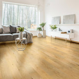 A&A Surfaces Woodridge Aurora Gold Oak .28 in. x 6.5 in. Waterproof Wire Brushed Engineered Hardwood Flooring (1040.16 sq.ft./pallet)