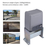 Automatic Sliding Gate Opener with 2 Remote Controls 3300 lbs.