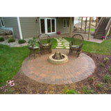 Anchor 9 ft. x 9 in. Autumn Blend Dutch Cobble Concrete Paver Circle Kit