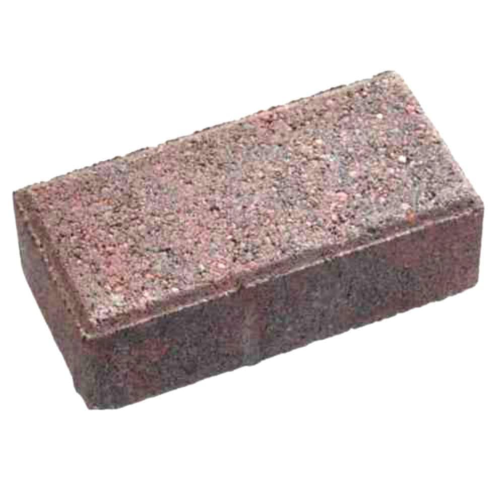 Oldcastle Paper Sample Only: 8 in. x 4 in. x 2.25 in. Autumn Blend Concrete Holland Paver Sample Board (1-Piece)