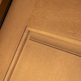 Steves & Sons Regency 36 in. x 80 in. 3/4 6-Lite Clear Glass LHIS Autumn Wheat Stain Mahogany Fiberglass Prehung Front Door
