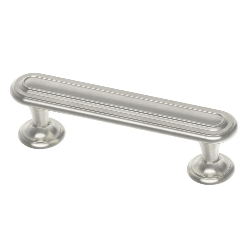 Harmon 3 in. (76mm) Center-to-Center Satin Nickel Drawer Pull - Super Arbor