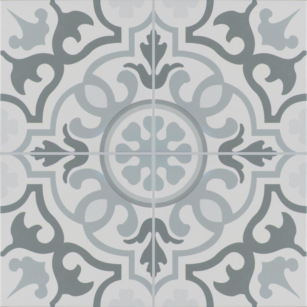 Zoudia 8 in. x 8 in. Matte Porcelain Floor and Wall Tile (5.33 sq. ft. / case) - Super Arbor
