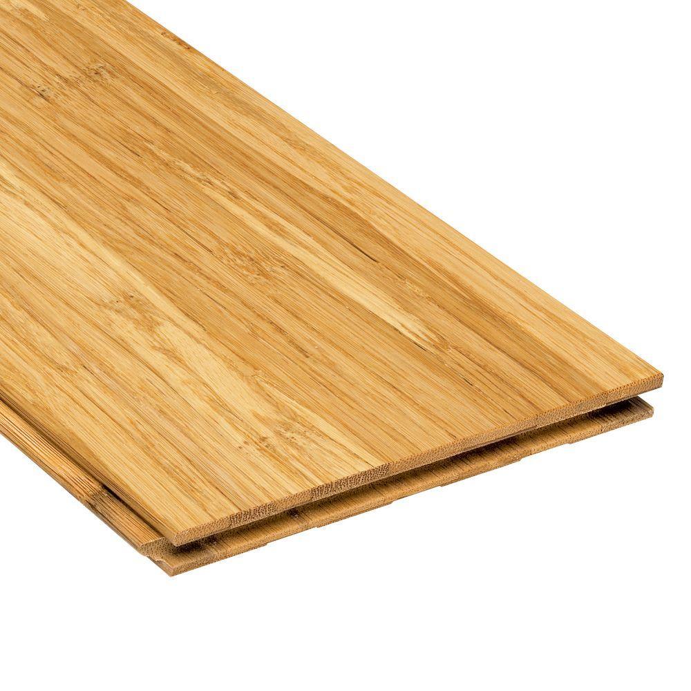 Home Legend Wire Brushed Strand Woven Lyndon 3/8 in. T x 3-7/8 in. W x 36-1/4 in. Length Solid Bamboo Flooring (23.41 sq. ft. /case) - Super Arbor