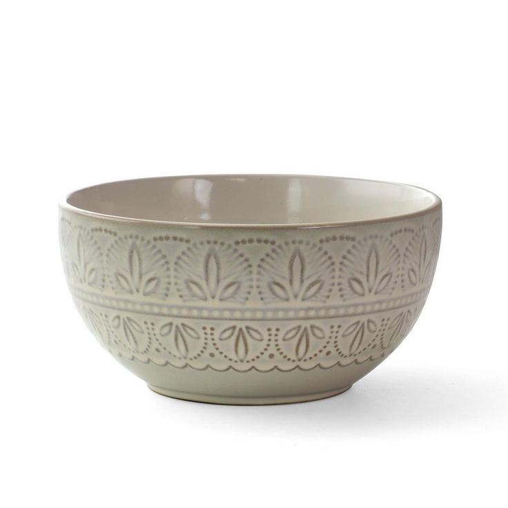 16-Piece Modern White Lace Stoneware Dinnerware Set (Service for 4)