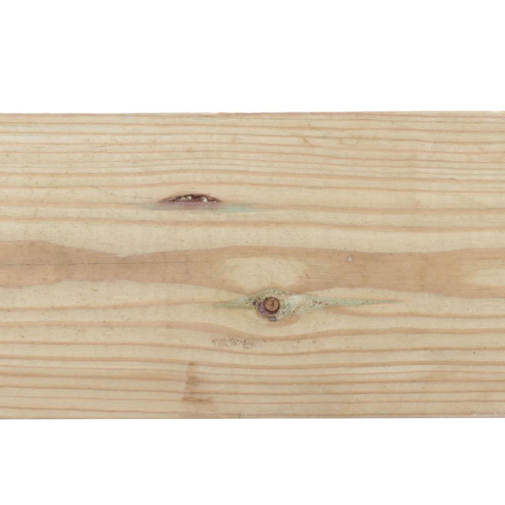 6 in. x 6 in. x 12 ft. #2 Ground Contact Pressure-Treated Timber - Super Arbor