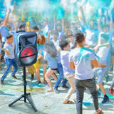 12 in. Portable Bluetooth Speaker and Tripod Stand - Super Arbor