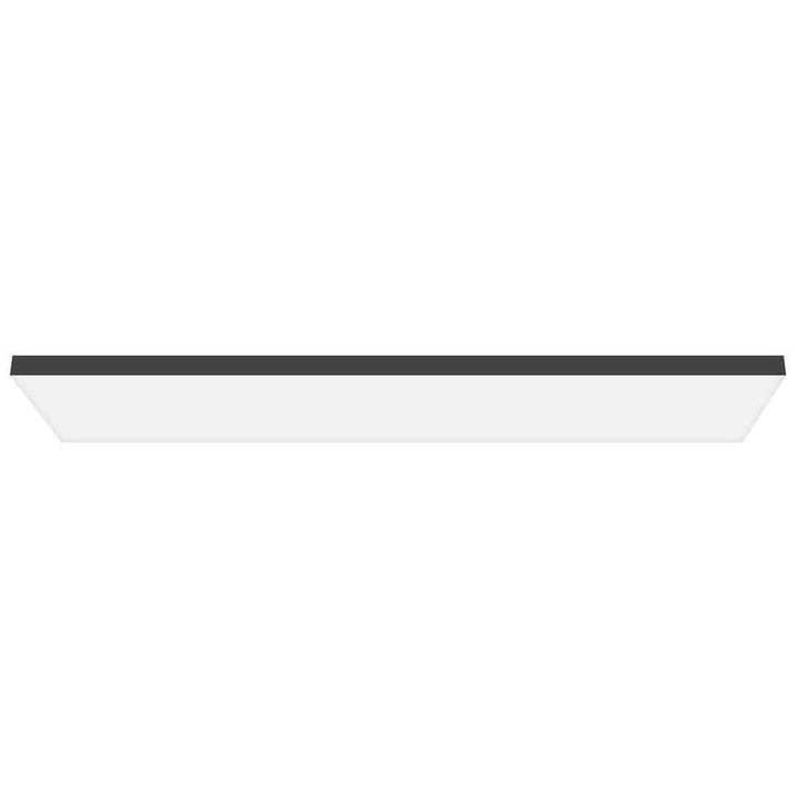 Commercial Electric 1 ft. x 4 ft. 50-Watt Dimmable Matte Black Integrated LED 4000 Lumens Trimless Flat Panel with Color Change 5CCT