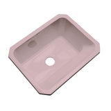 Kensington Undermount Acrylic 25 in. Single Bowl Utility Sink in White - Super Arbor