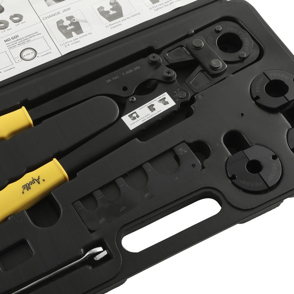 Multi-Head PEX Crimp Tool Kit - Super Arbor