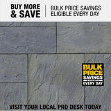 Patio-on-a-Pallet 120 in. x 120 in. x 1.5 in. Gray Variegated BasketWeave YorkStone Concrete Paver (Pallet of 37-Pieces) - Super Arbor