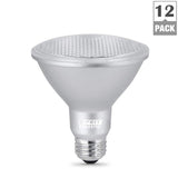 Feit Electric 75-Watt Equivalent PAR30 Dimmable CEC Tirle 24 Compliant LED ENERGY STAR Flood Light Bulb, Bright White (12-Pack)