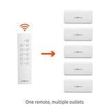 Wireless Indoor Remote Control Outlet Switch with 5 RCVs and 2 Remotes - Super Arbor