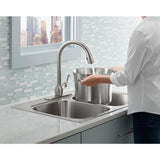 Barossa with Response Touchless Technology Single-Handle Pull-Down Sprayer Kitchen Faucet in Vibrant Stainless - Super Arbor