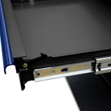 72 in. x 24 in. 16-Drawer Roller Cabinet Tool Chest with Power and USB Outlets in Black and Blue - Super Arbor